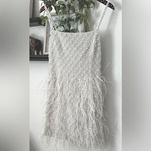 NWT Size Small Nadine Merabi Carrie White Dress